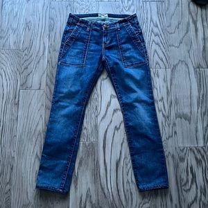 Current Elliot the combat straight jeans size 28